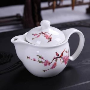 Théière Chinoise – Oiseaux de Printemps