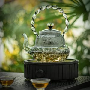 Théière Chinoise – Cristal Élégance