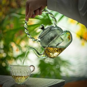 Théière Chinoise – Cristal Élégance